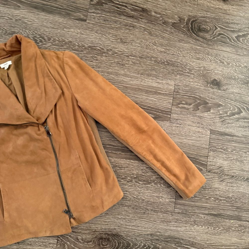 Vince Goat Leather Moto Jacket - Picture 4 of 9